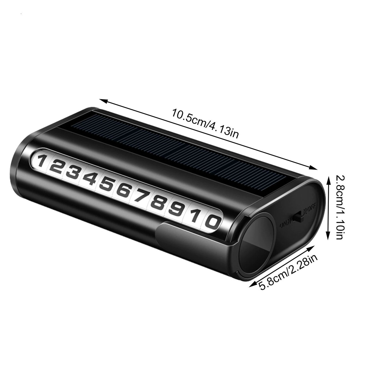 Парковочная визитка с номером телефона