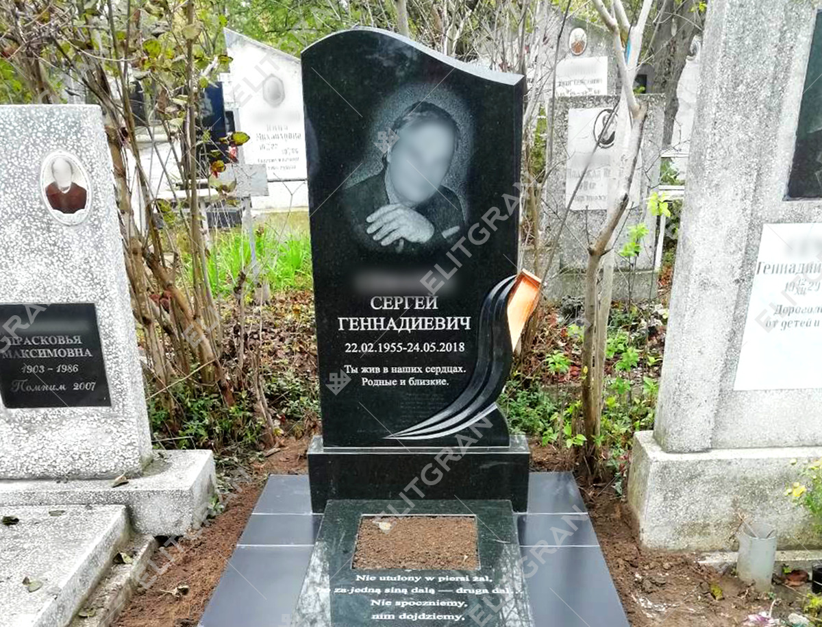 Catalog monumente funerare din granit Chisinau Moldova preturi,diferite modele,foto, cruci, Elitgran foto 7