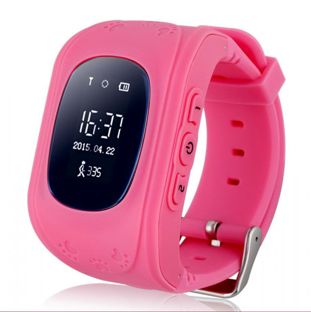 Детские часы с GPS Smart Baby Watch Q50 розовые