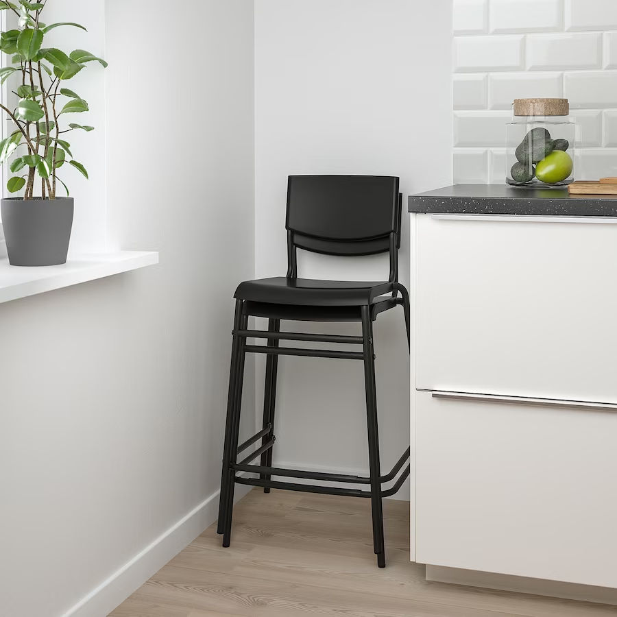 Set masă cu scaune de bar Ikea фото 1