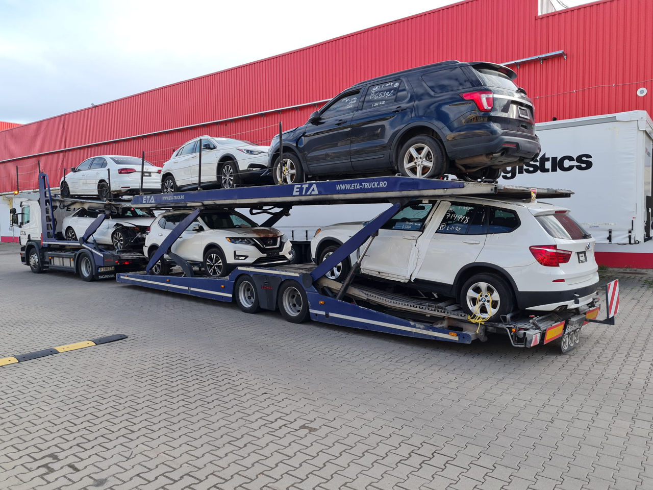 Transport automobile pe platforma, tral, franța, germania, belgia, lituania фото 6