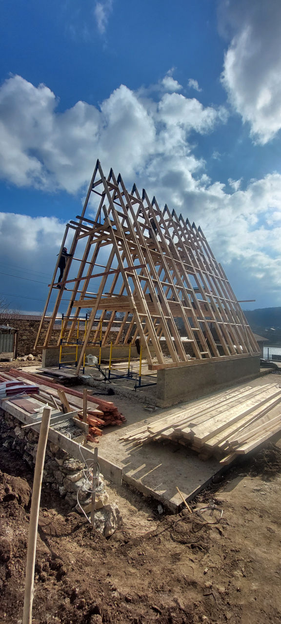 Сase din lemn.Construim la comanda case, terase, foisoare, acoperisuri. foto 14