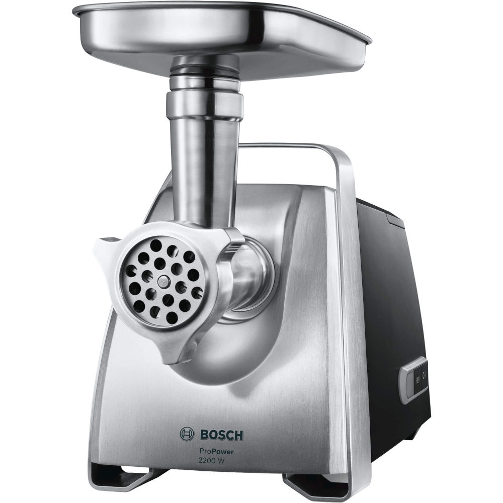 Masina de tocat carne BOSCH ProPower MFW68660, 4.3kg/min, 2200W, accesoriu carnati/suc de rosii/kebb foto 1