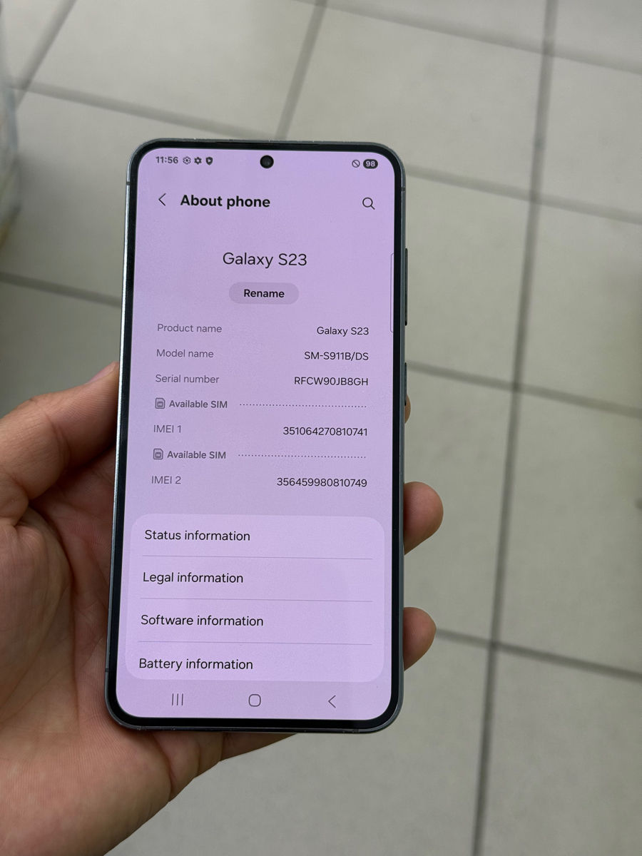 Samsung Galaxy S23 5G 128GB + 8GB RAM - Verde