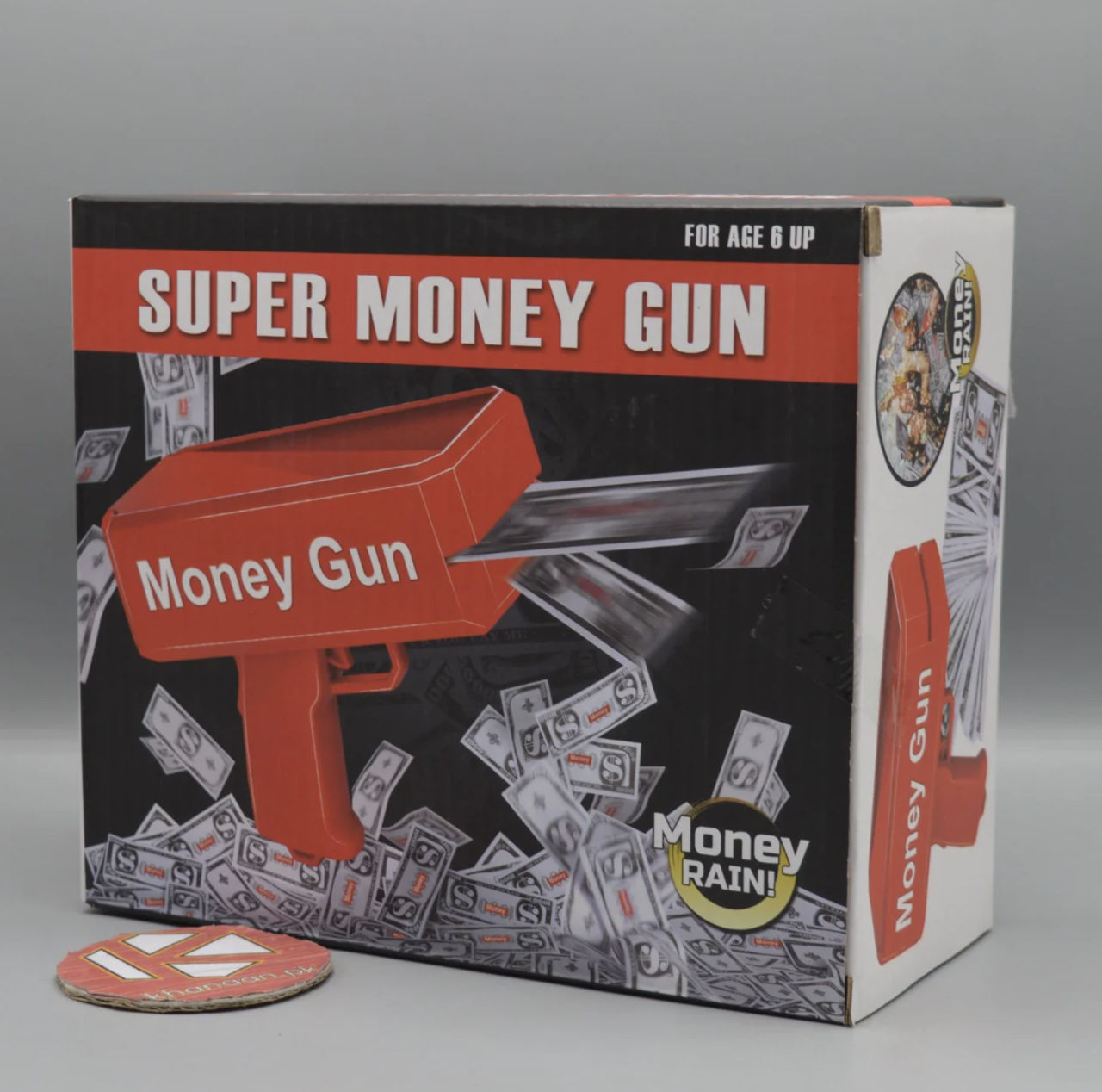 Пистолет для метания денег supreme money gun денежный пистолет фото 1
