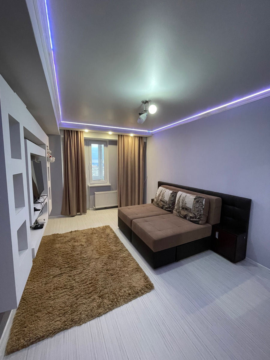 1-комнатная квартира, 40 м², Чокана, Кишинёв