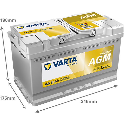 Acumulatoare varta 60ah, 70ah, 80ah, 95ah, 100ah - Start-Stop, AGM, EFB foto 3