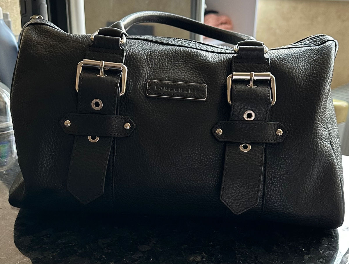 Кожаная сумка Longchamp фото 0