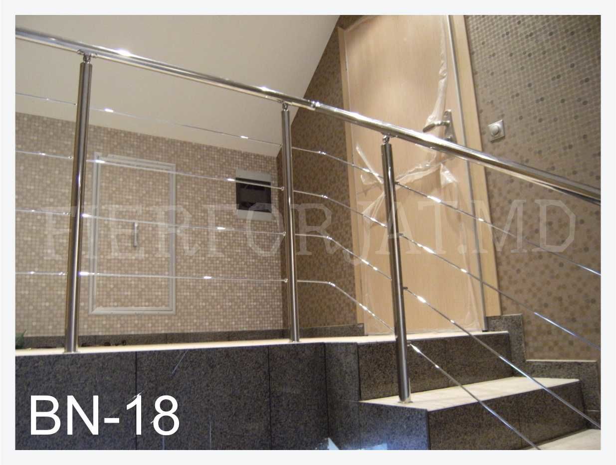 Balustrade Inox, balustrade la scari, perile, elemente inox, tabla  inox foto 3