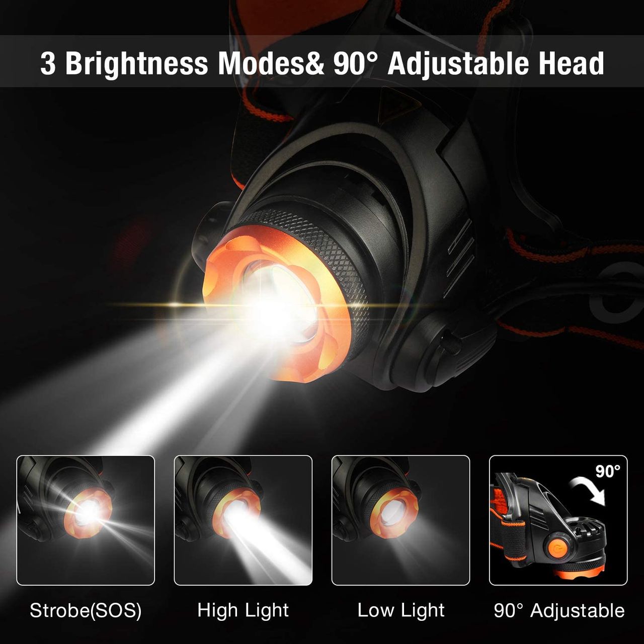 Lanterna Led Bicicleta etc. вело На лобный LED Headlight foto 6