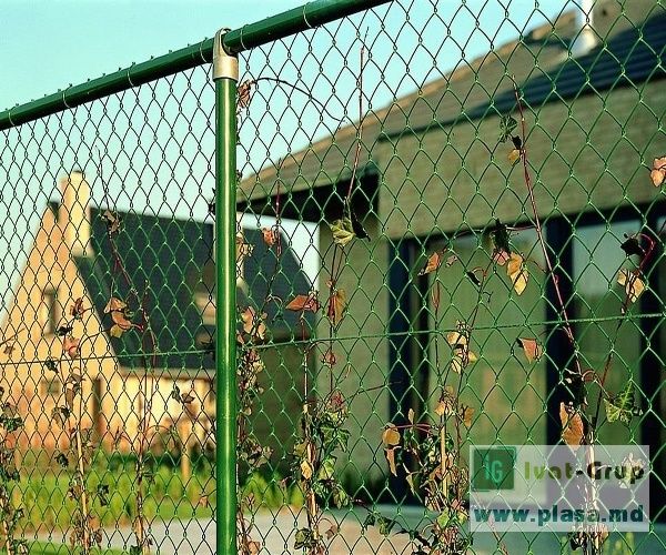 Сетка плетеная Рабица с полимерным покрытием.Plasă împletită "rabiţ" cu invelis PVC. фото 5