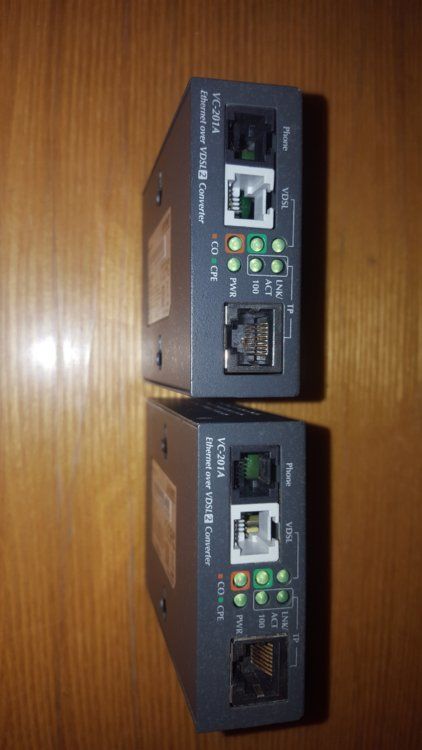 Конвертер VDSL PLANET VC-201A продам новый комплект (2шт.)