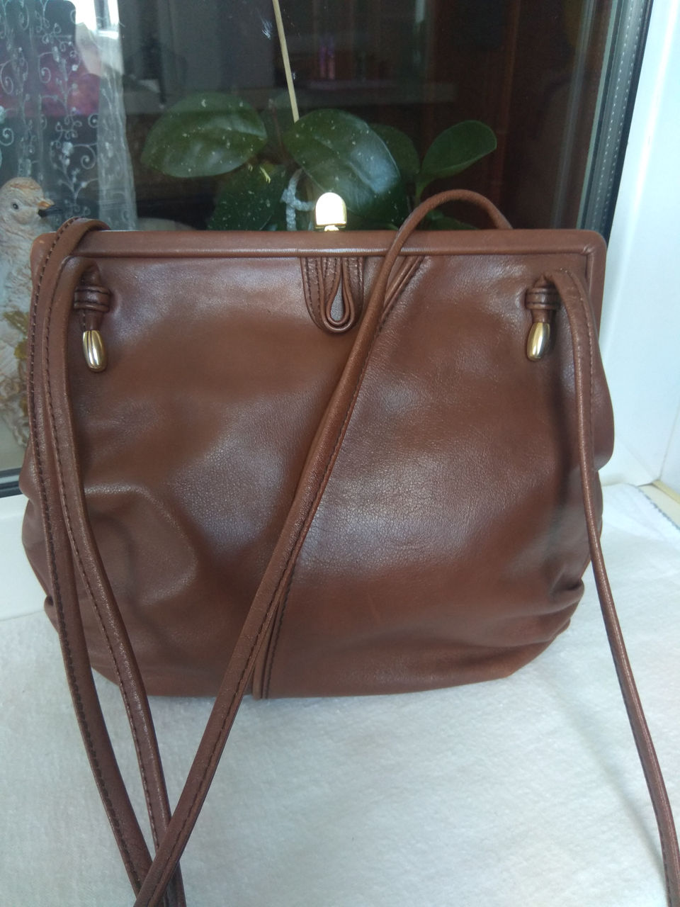 Сумочка - ридикюль, кожа. Германия.
