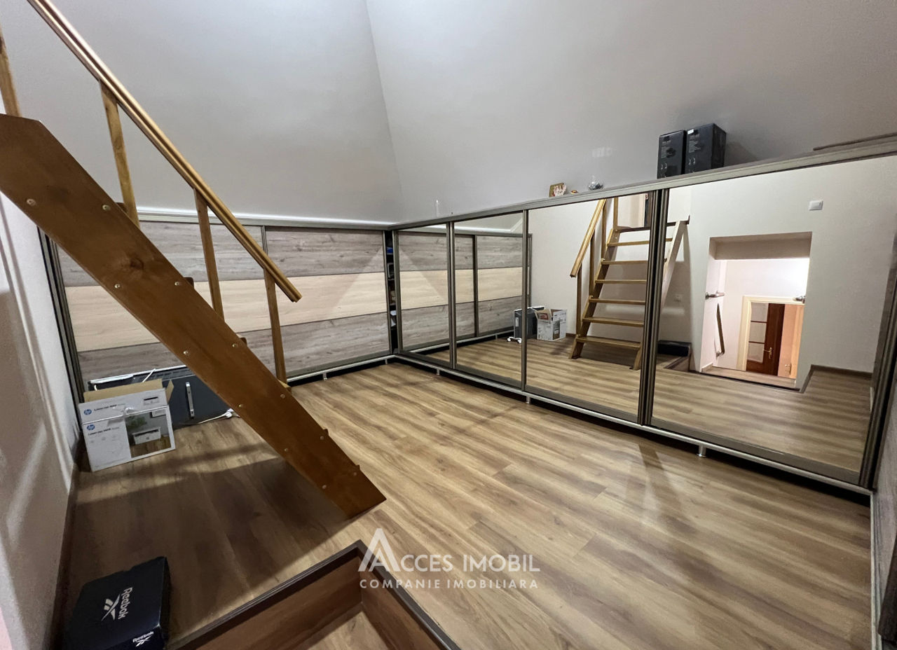 Casă în 2 nivele! str. Mihail Frunze, Stăuceni, 100m2 + 6 ari. Euroreparație! foto 15