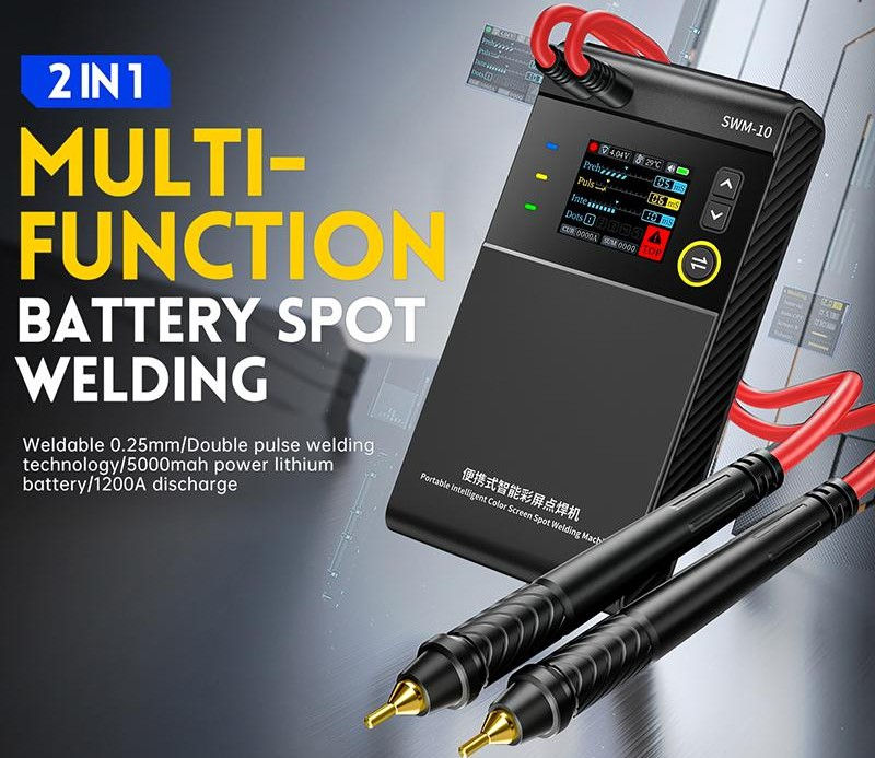 Точечные сварки для аккумуляторов Fnirsi SWM-10, Docreate, Awithz foto 4