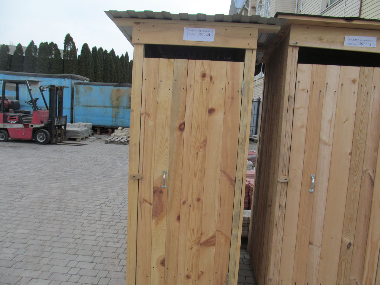 Деревянные туалеты для дома и дачи в бельцах. viceu din lemn будки для собак foto 5