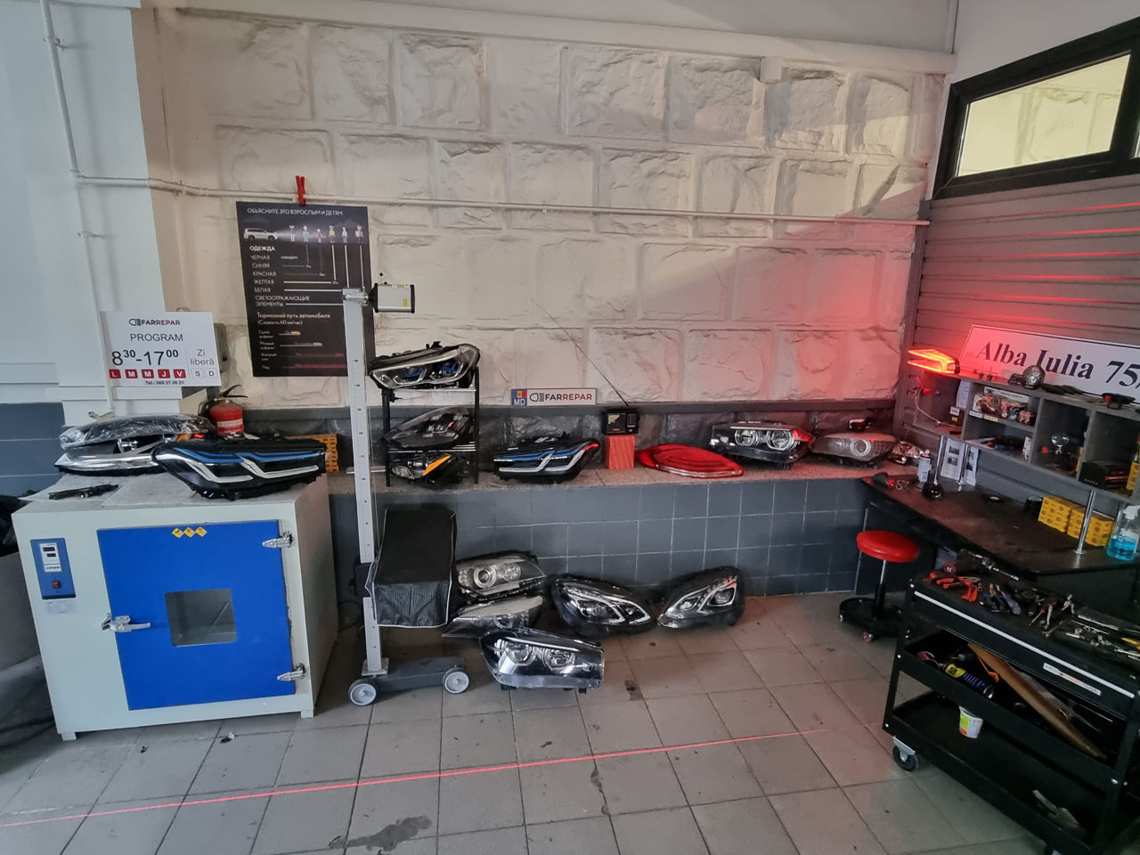 Reparatie faruri-stopuri(becuri,instalare,xenon,led,bi-xenon,halogen)reglare faruri. foto 4