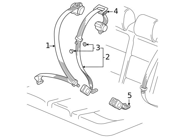 задний ремень безопасности Volkswagen Id.3 foto 2