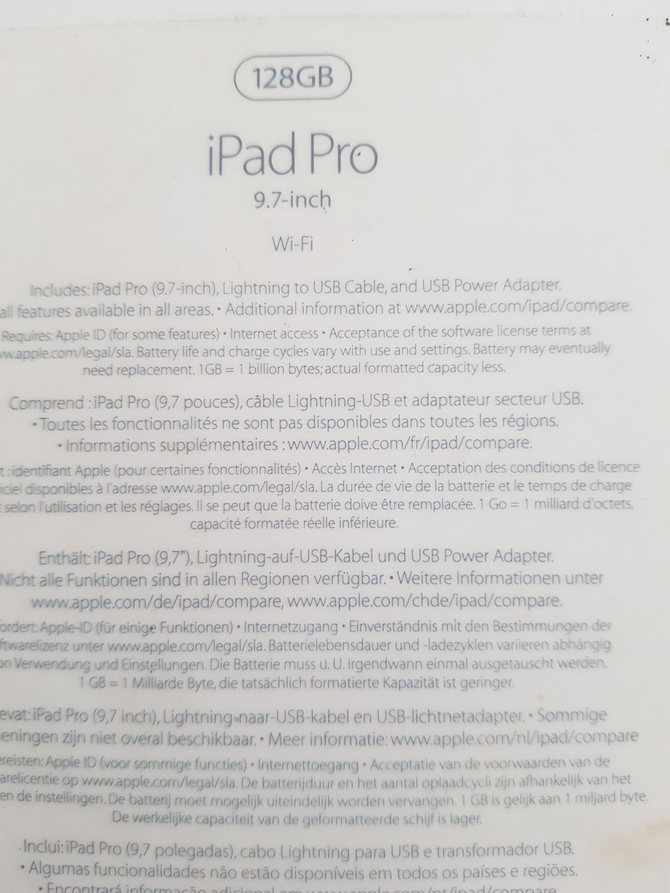 Ipad pro a1673 a1822 128gb originale noi n cutie cel mai bun pre 