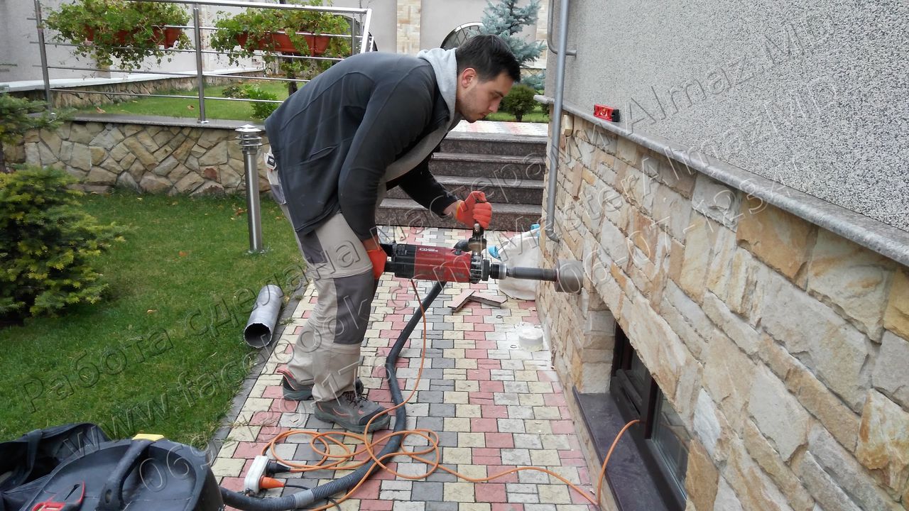 Алмазное бурение отверстий - . вытяжки.канализация вентиляция. техникой hilti фото 8
