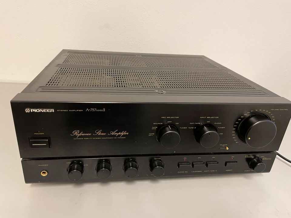 Pioneer A-757 крутой усилитель с двумя трансформаторами. foto 0