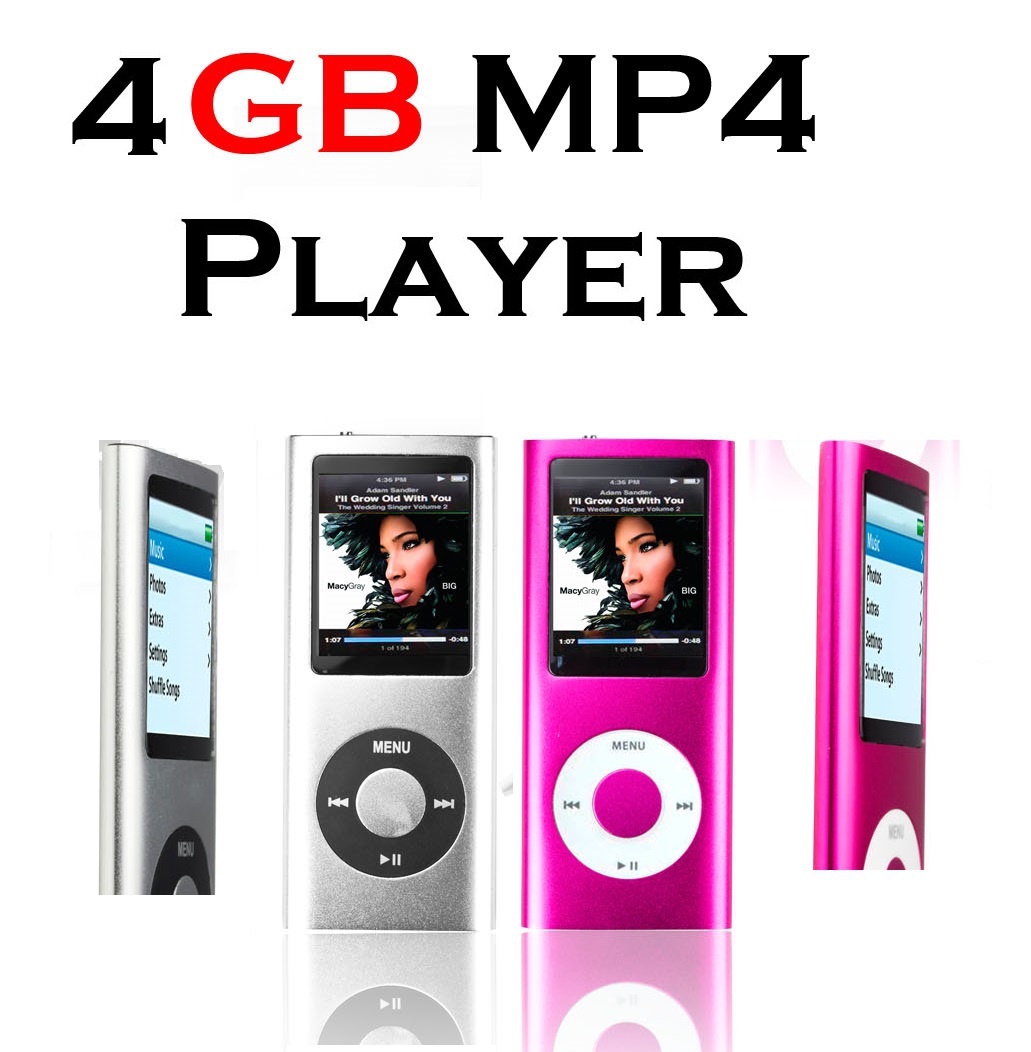 MP-4 Player iPod style 4GB -279 Lei !  Новый(Mp4,Mp3,Flash-card,FM-Radio,динамик,диктофон,игры)