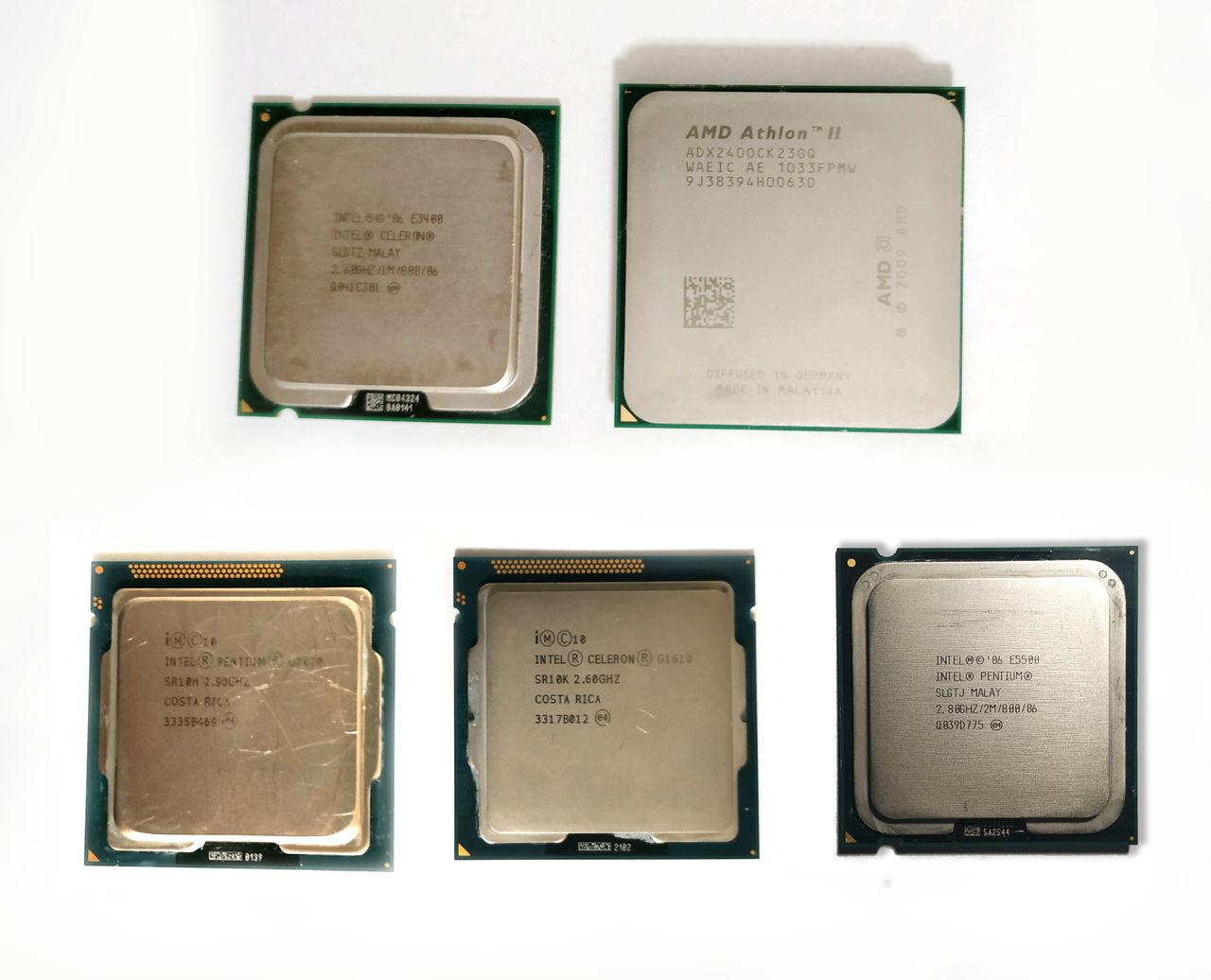 Процессоры Intel socket 1150, 1155, 755 и AMD AM3