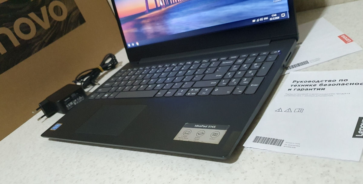 Срочно! Новый Мощный Lenovo ideapad S145. Pentium Gold 5405U 2,3GHz. 4ядра. 4gb. 500gb. 15,6d foto 6