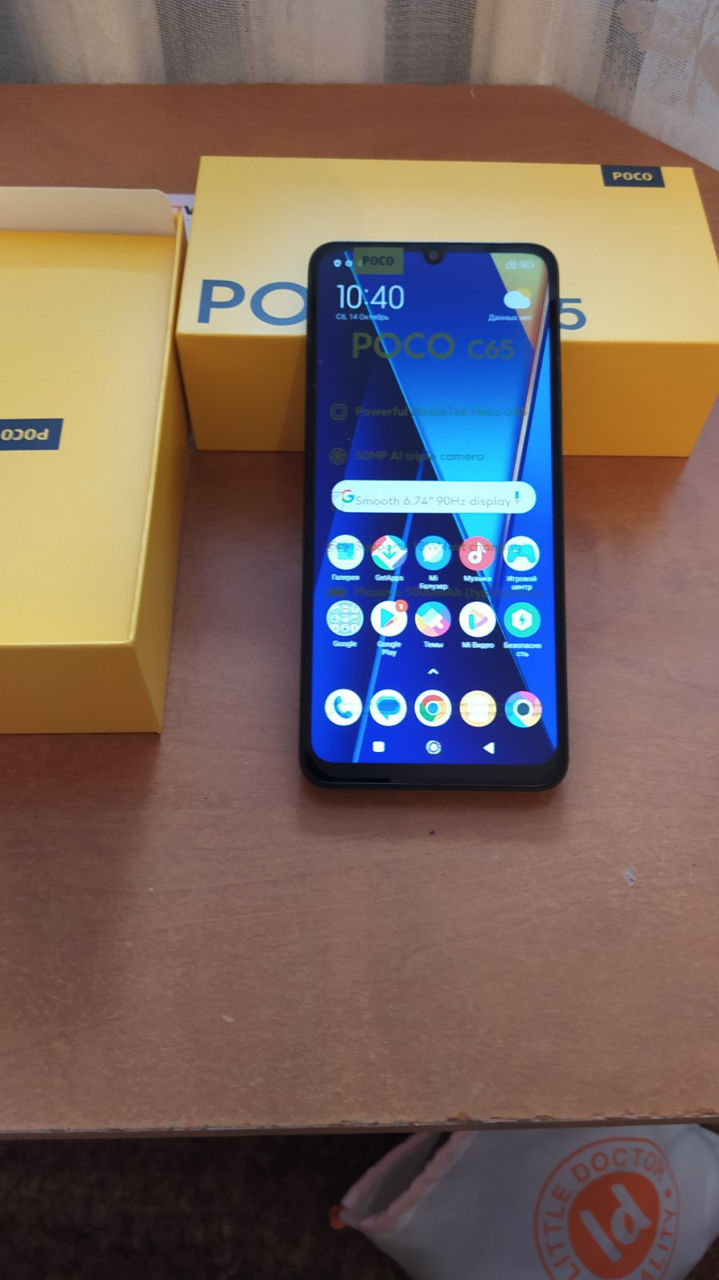 Poco c 65 Оперативная память 8Gb + 8Gb Встроенная память256 GB Камера супер  50 МП