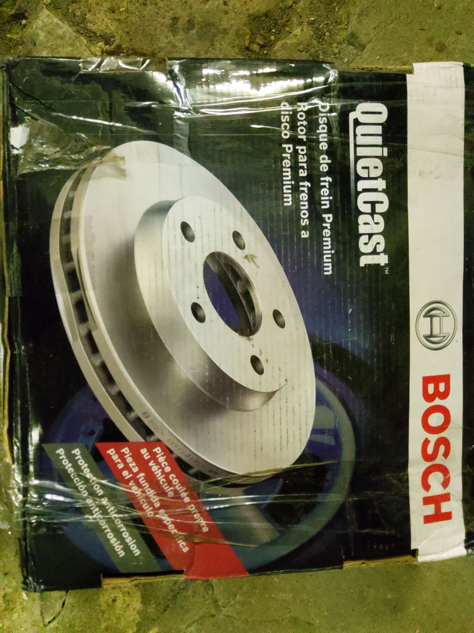Тормозные диски Bosch QuietCast задние и передние 8R0615301, 8k0615601b