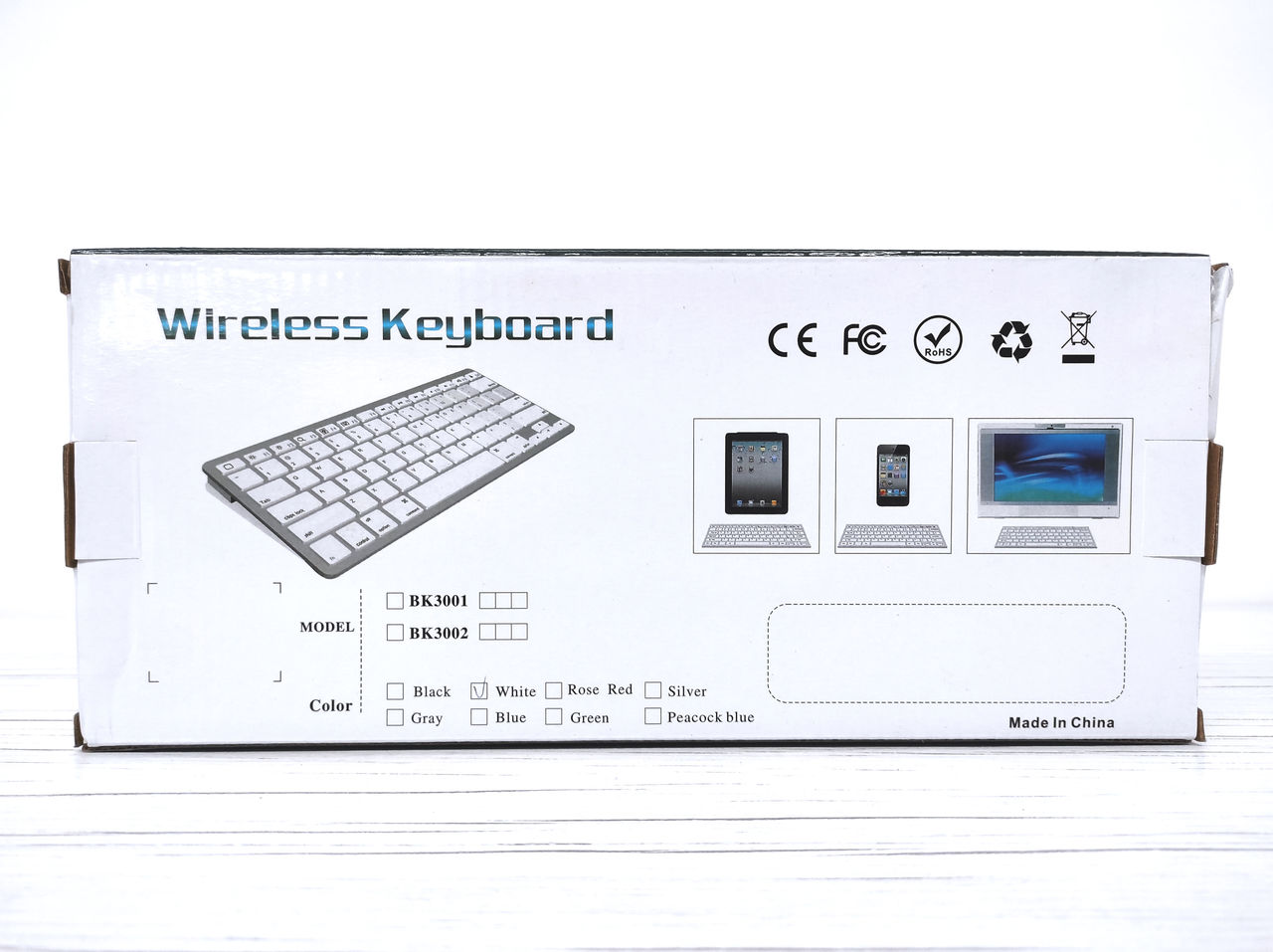 Клавиатура беспроводная / Tastatura / Keyboard Bluetooth Wireless BK-3001 foto 9