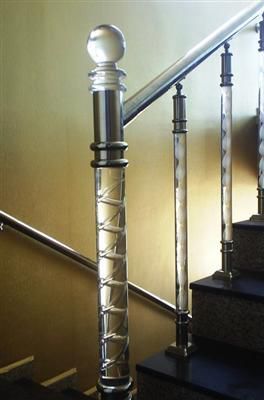 Balustrade din plexiglas combinate cu inox sau aluminiu !!! foto 2