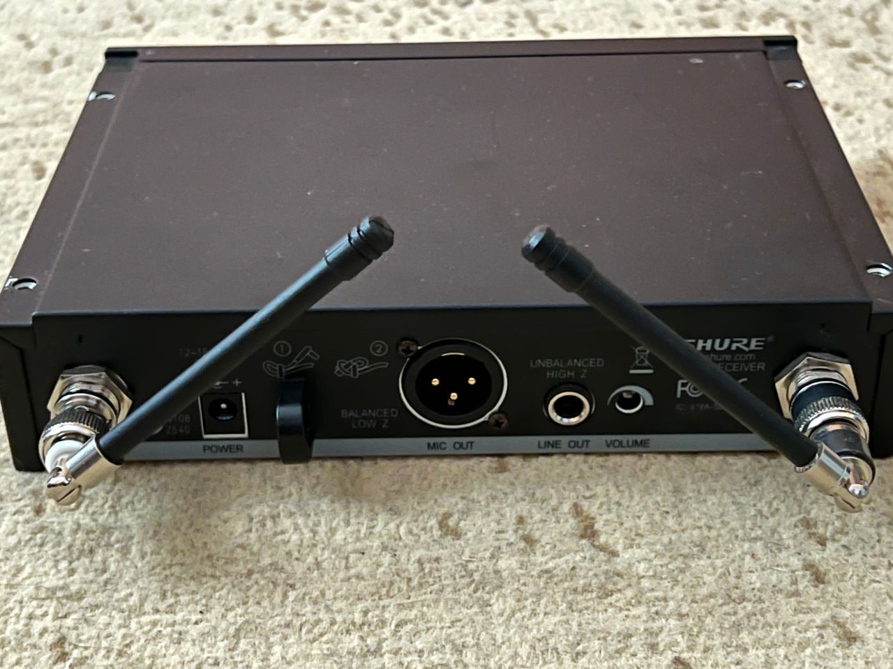 Microfon radio shure SLX4/58 - original foto 7