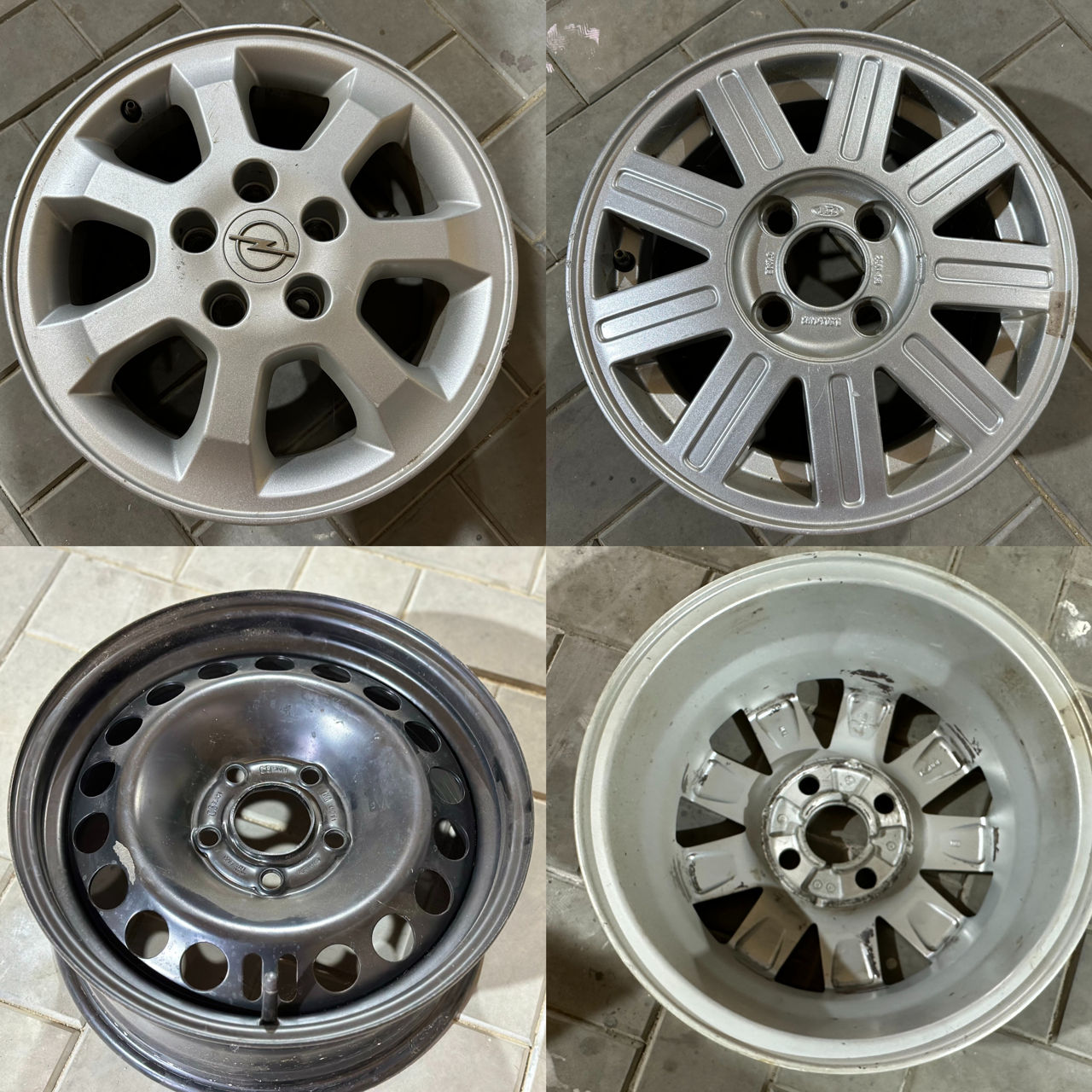 Discuri opel 5x110.Toyota R16 5x114.3. Ford R14-15 4x108. 5X108. mercedes-benz. mazda. dacia. foto 0