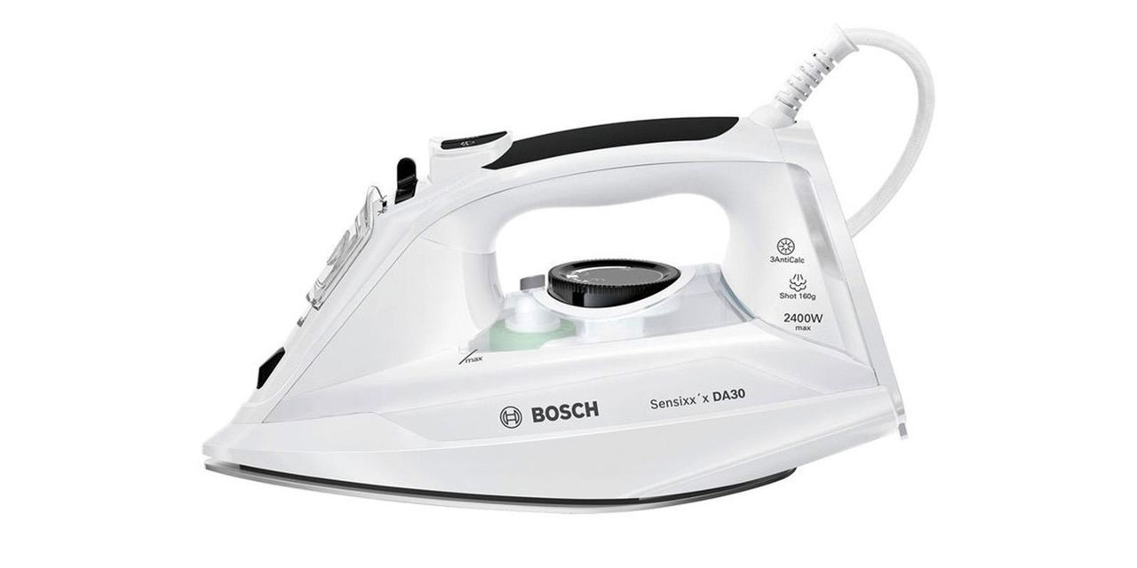 Bosch sensixxx TDA302401w TDA3024050 2400 вт, белый/синий-белый/черный паровой утюг оригинал!!! foto 0