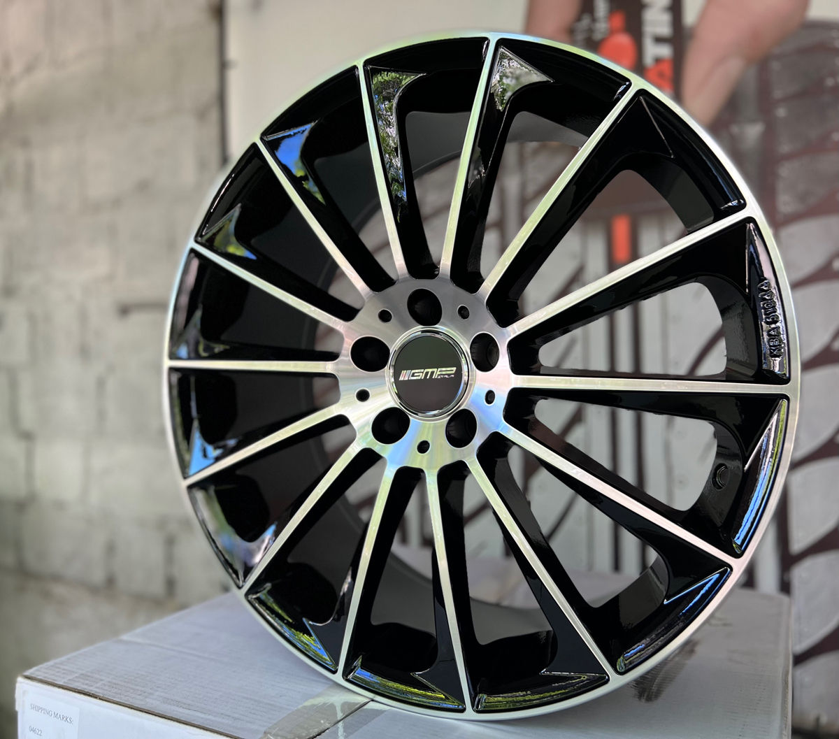 5x112 R18 GMP Stellar, Разноширокие диски на E-Klass