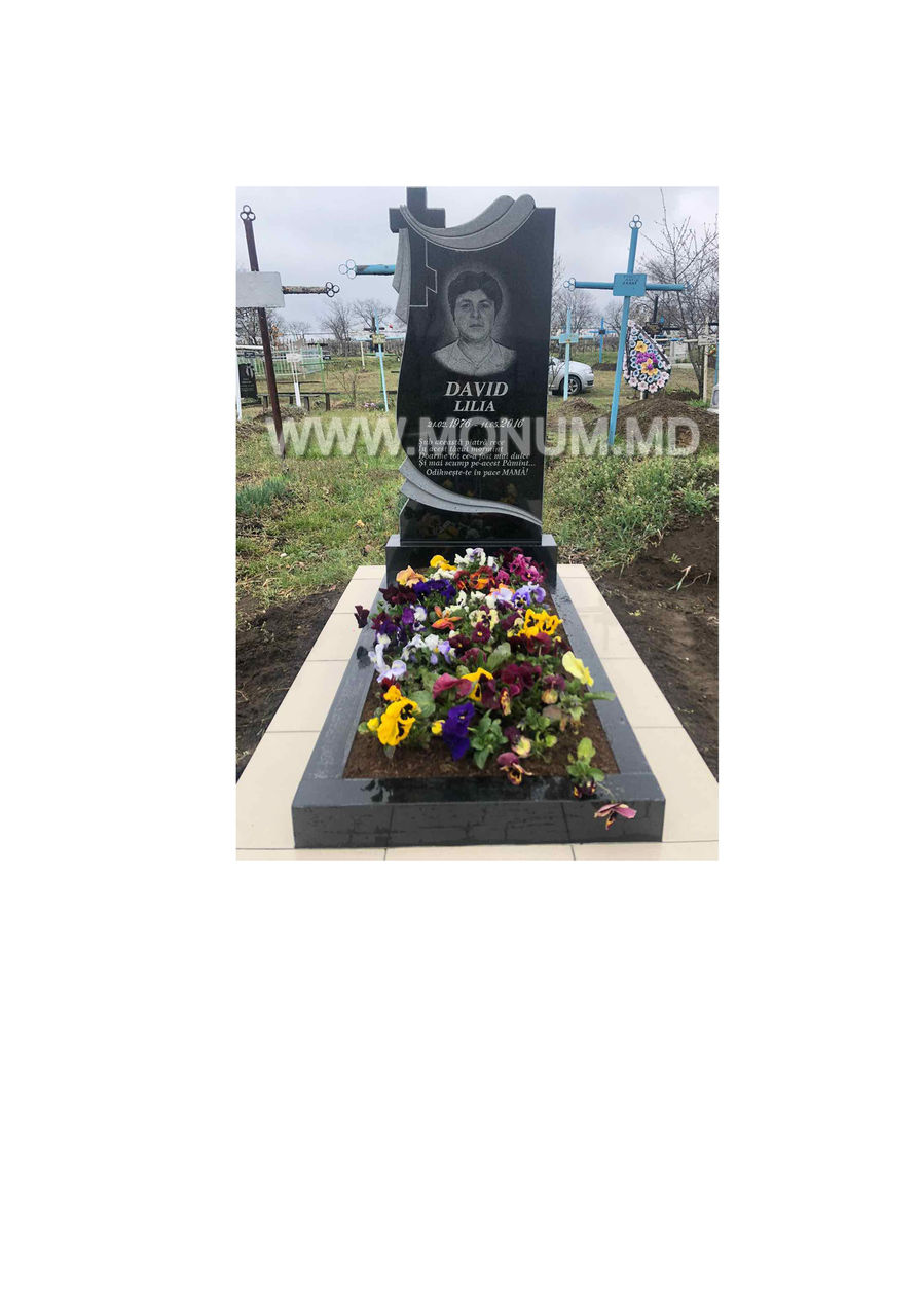 Monument din granit negru de calitate superioara 6600 L. foto 0