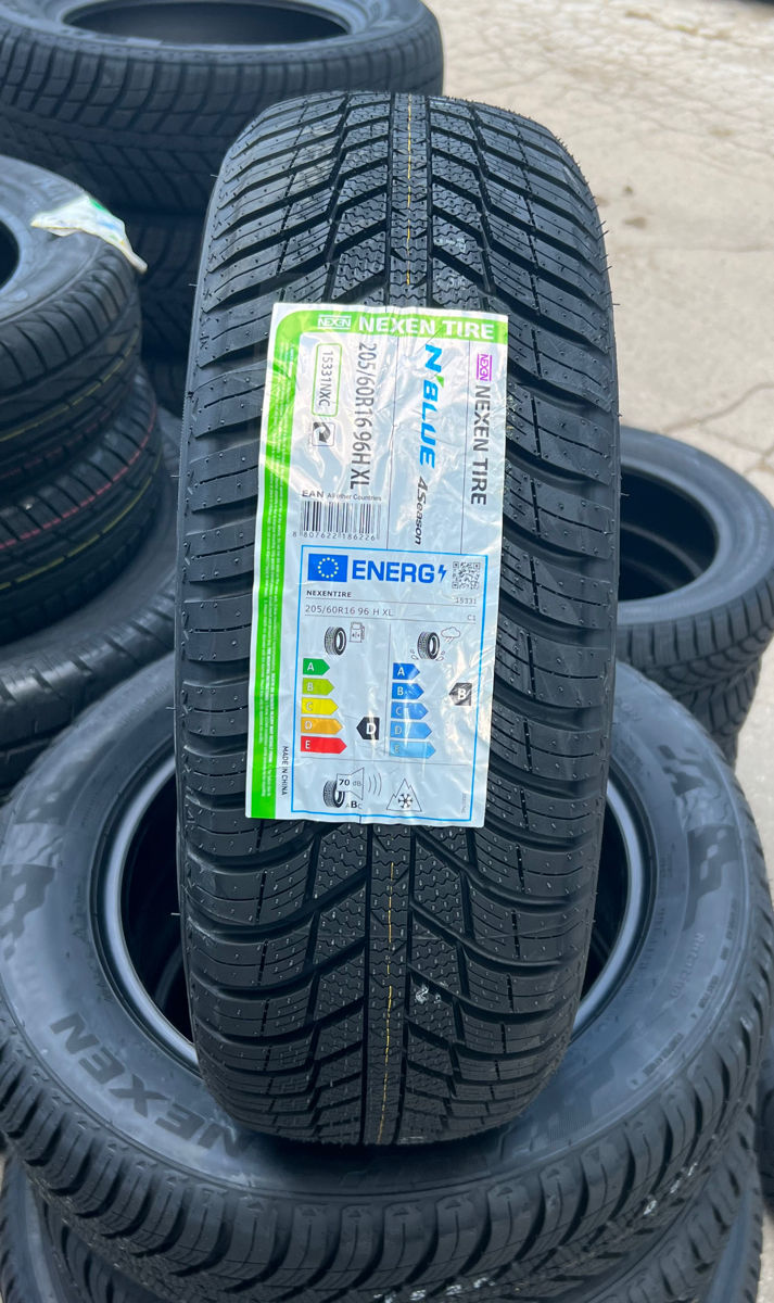 205/60 R16 Nexen N`blue 4season/ Доставка, livrare toata Moldova 2024 foto 0