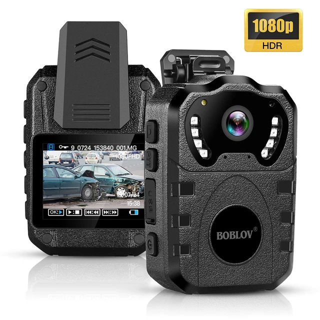 Нагрудный видеорегистратор полицейский на одежду Boblov WN10, 1080P, 170 фото 5
