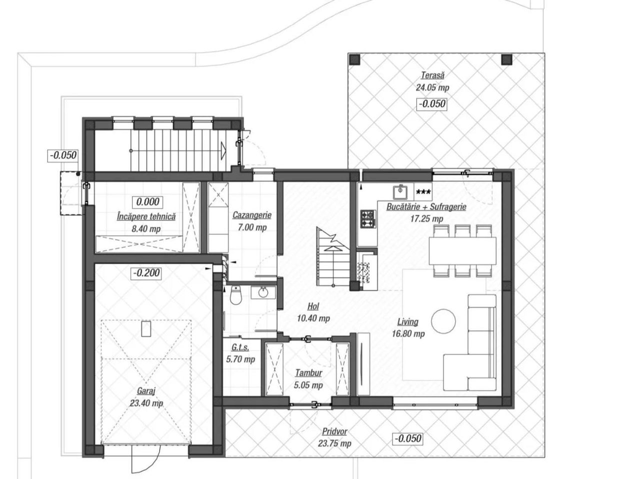 Casă de locuit individuală cu 2 niveluri/ stil modern/ Hi-teach/ arhitect/ proiecte/reconstrucții/3D foto 6