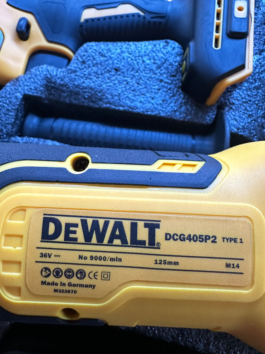 Dewalt болгарка + гайковерт foto 1