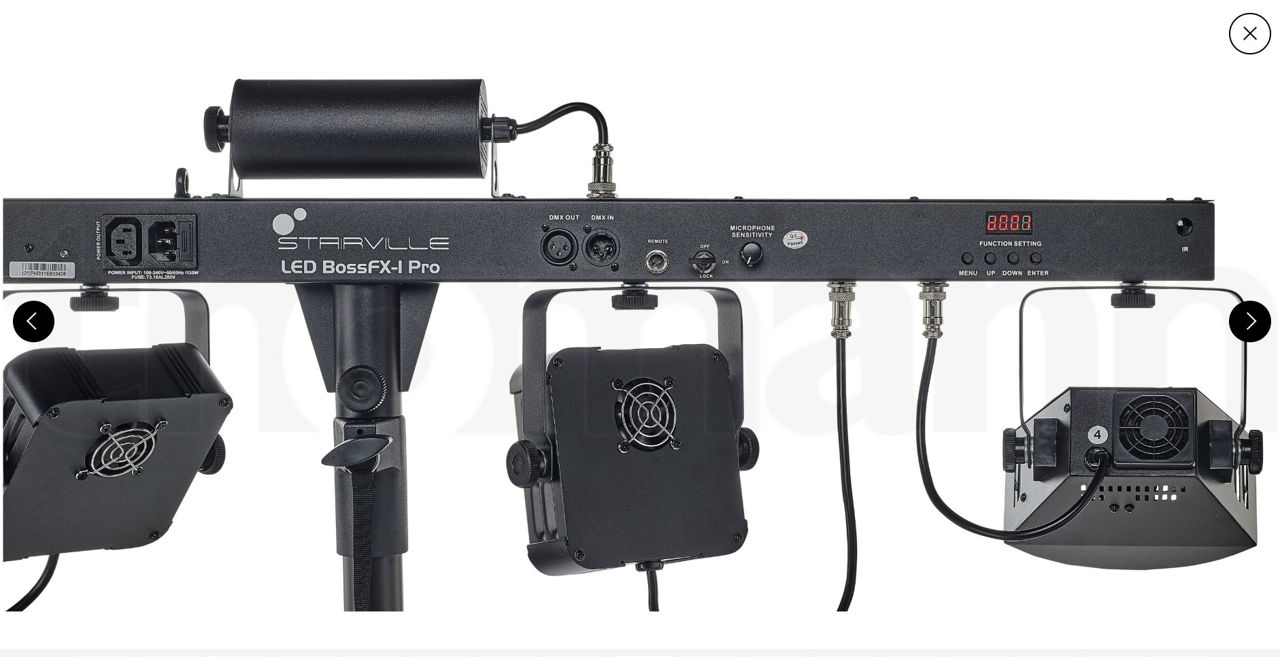 Stairville LED BossFx-1 Pro Bundle Comple фото 4