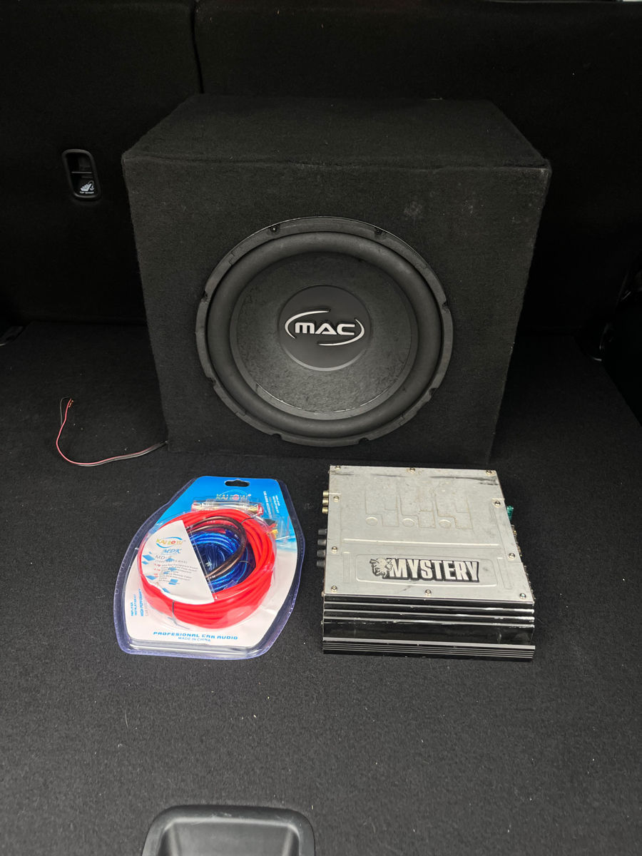 буфер Mac audio 1000w +усилитель Mystery +проводы 2300 лей