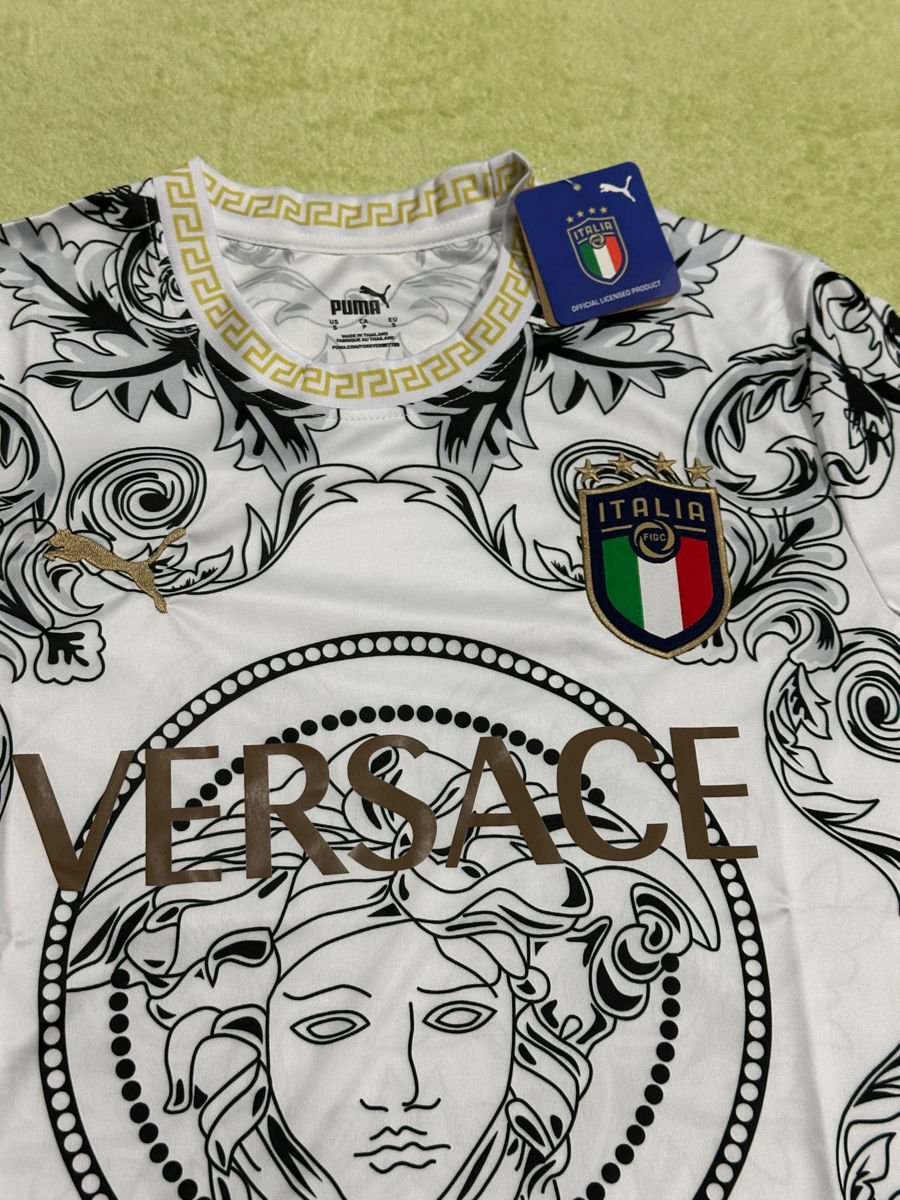 Tricou cu italia x versace tricou de fotbal foto 1