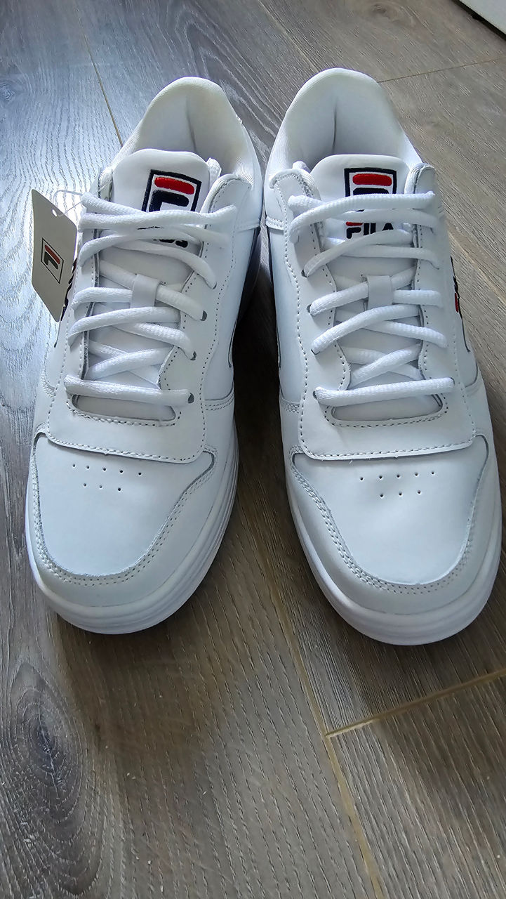 Fila- pantofi sport (teniși) albi foto 3