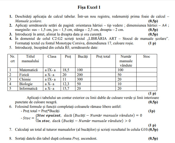 Fac lucrari/evaluari/teste la TIC/Informatica (Word/Excel/Powerpoint/Access) foto 3