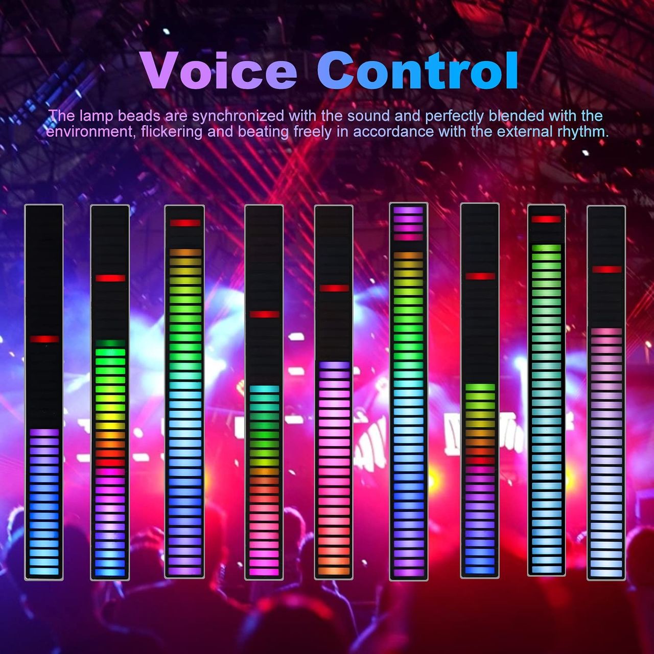 Музыкальный ритм RGB Lumină ritmică muzicală RGB foto 2