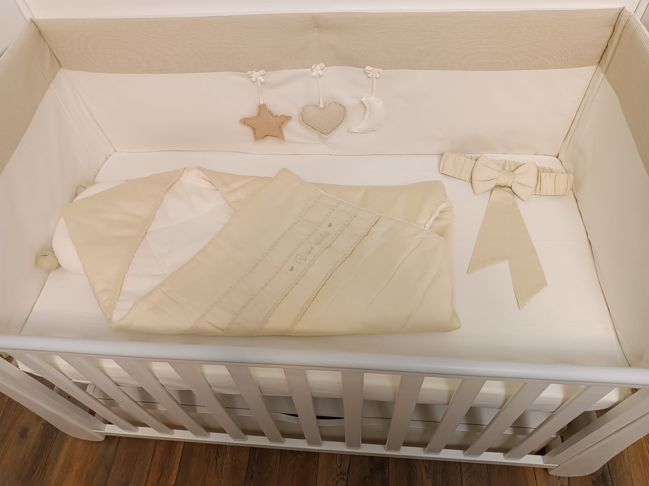 Pătuc bebe Nou, complet echipat. - 6300 Lei foto 1