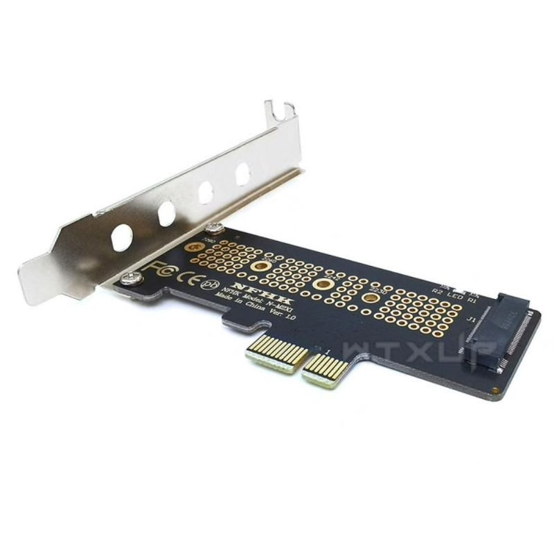 Adapter NVME SSD M2 PCIE 1x адаптер PCIE на M2 адаптер M.2 NVME SSD на PCI Express X1 foto 1