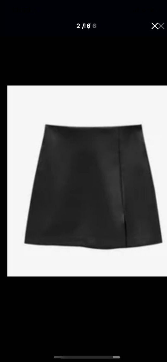 Fusta Pull & Bear S piele / юбка эко кожа foto 1
